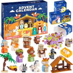 149 5PCS Nativity Advent Calendar 2025 Kids 24 - Thumbnail 1