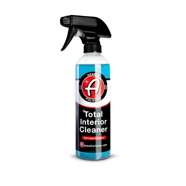 Adam’s Total Interior Cleaner & Protectant, 16oz., Car Interior Quick Detailer & SiO2 Protection - Ceramic Infused UV Pr