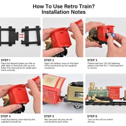 Train Set Toys Electric Train Toy for Boys W - Thumbnail 2