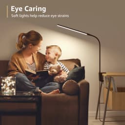 Lepro LED Clip on Desk Lamp Dimmable USB Reading - Thumbnail 8