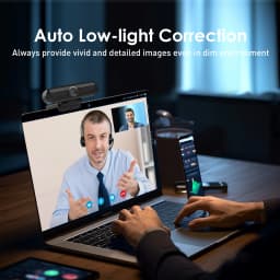 Vizolink 2K1080P Webcam with 2 Microphones for Pc - Thumbnail 6