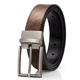 Maikun Men Belts Reversible Leather Belt Reverse - Thumbnail 1