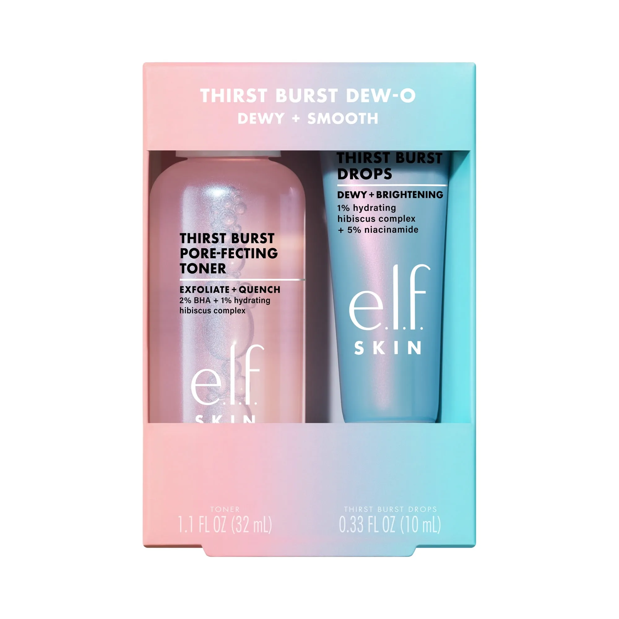 Elf Skin Thirst Burst Dew O Pore Fecting Toner and