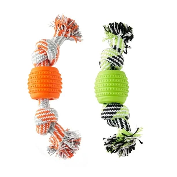 Vibrant Life Double Dental Dog Rope Toy Small Chew