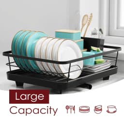 Sakugi Dish Drying Rack Compact Dish Racks for - Thumbnail 7
