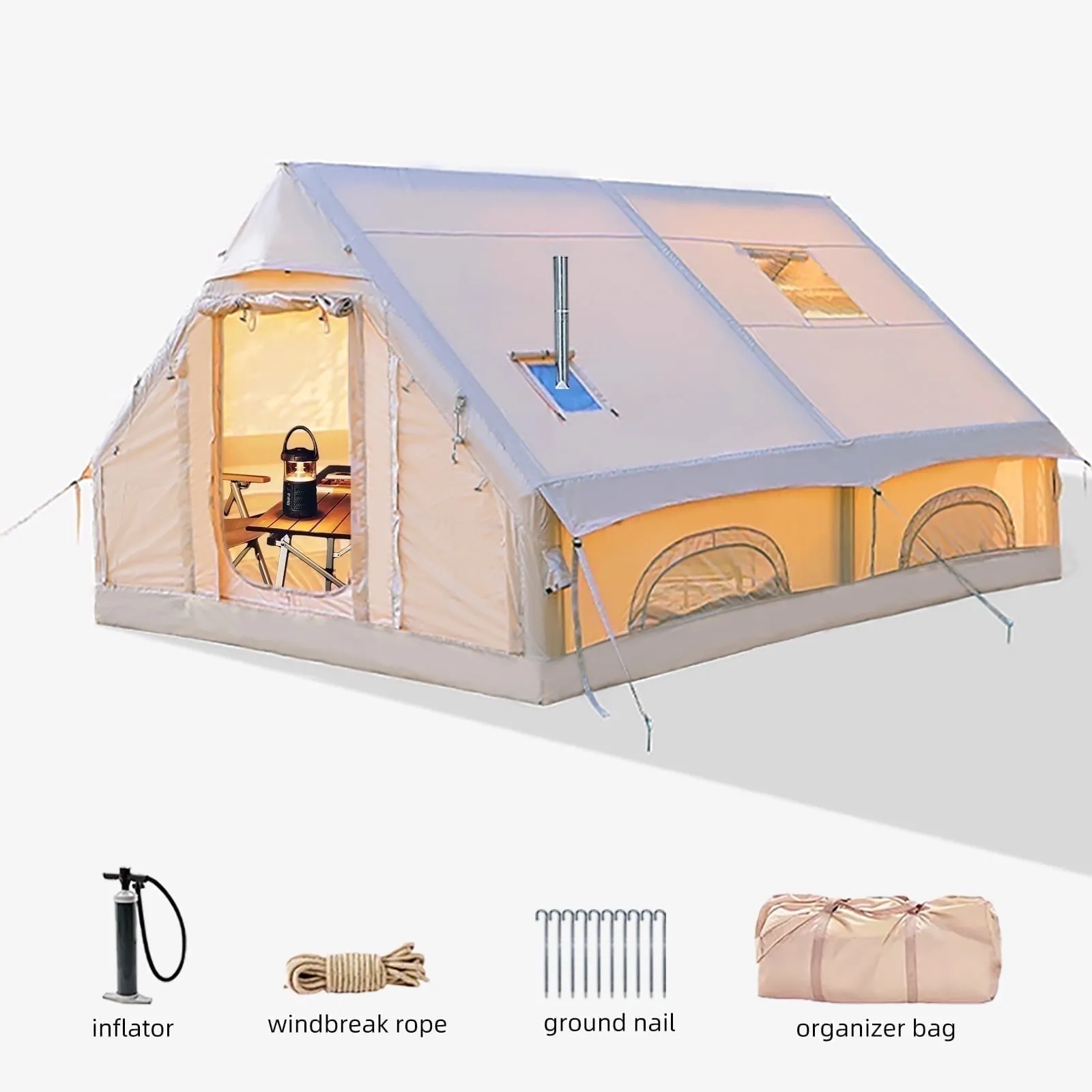 Senleeto 8 10 People Glamping Inflatable Tents 129