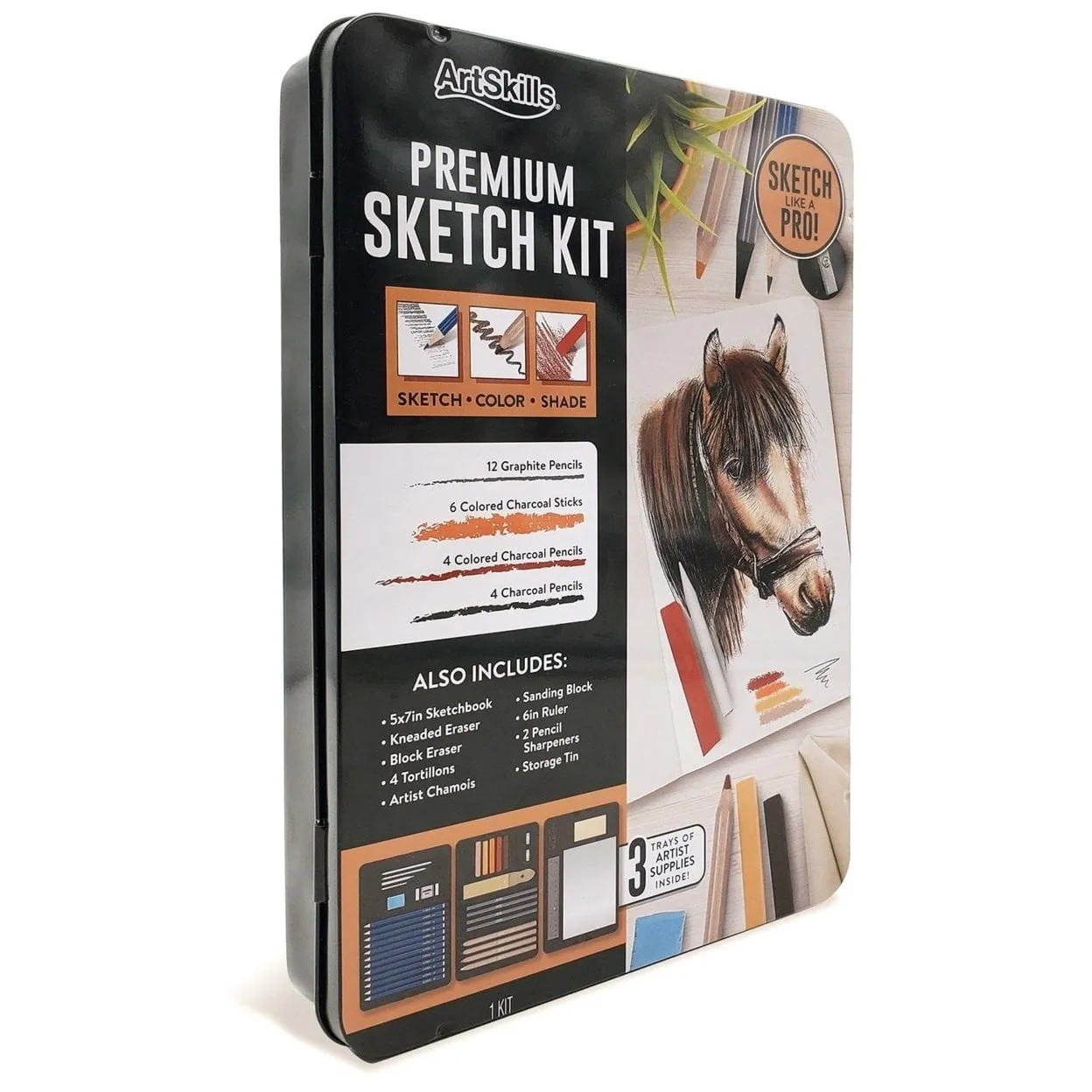 Artskills Charcoal Pencil Sketching and Drawing