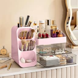 Baodeli Makeup Organizer with Brush Holder for - Thumbnail 4