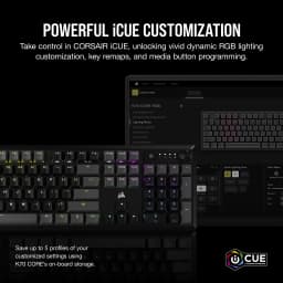 Corsair K70 Core Rgb USB Gaming Keyboard Gray - Thumbnail 3
