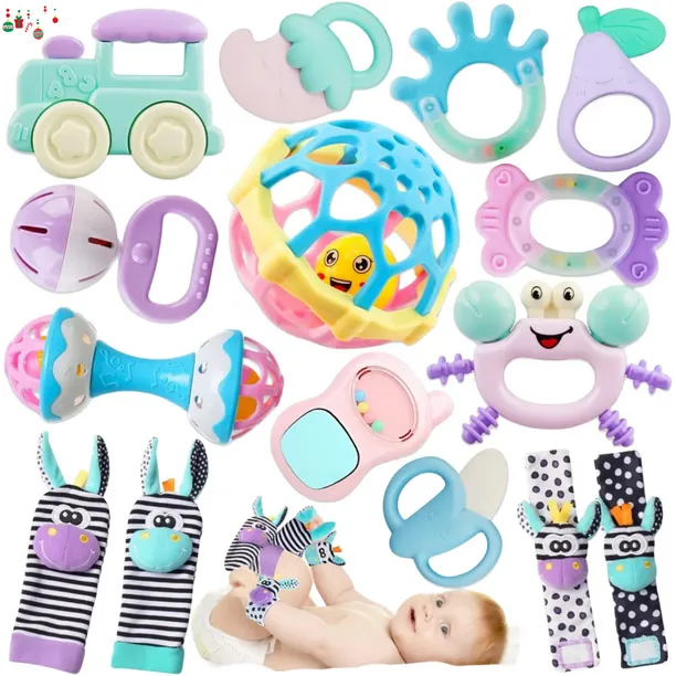 Ludolm Baby Rattles Toys 0 6 Months Rattles