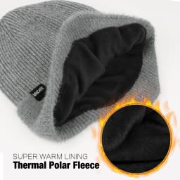 Wmcaps Winter Fleece Line Beanie Hats with Earflap - Thumbnail 7