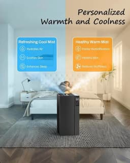 Warm and Cool Mist Humidifier Large Room 53GAL20L - Thumbnail 6