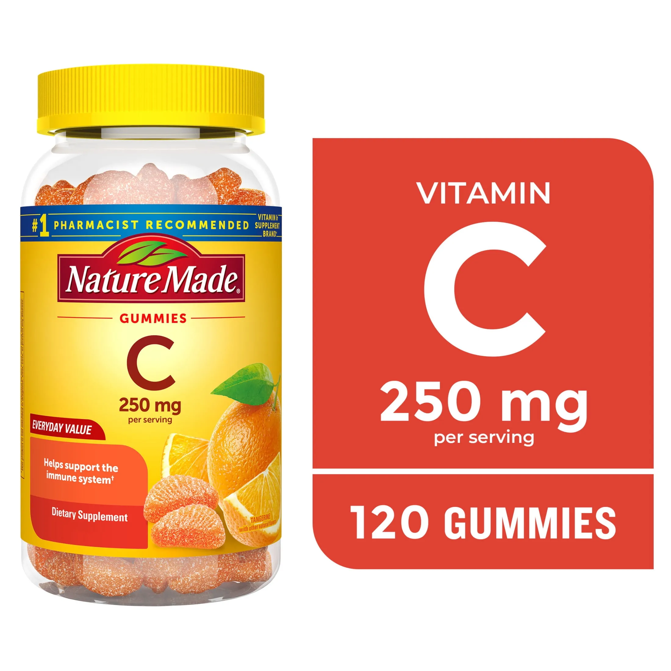 Nature Made Vitamin C 250 Mg Per Serving Gummies