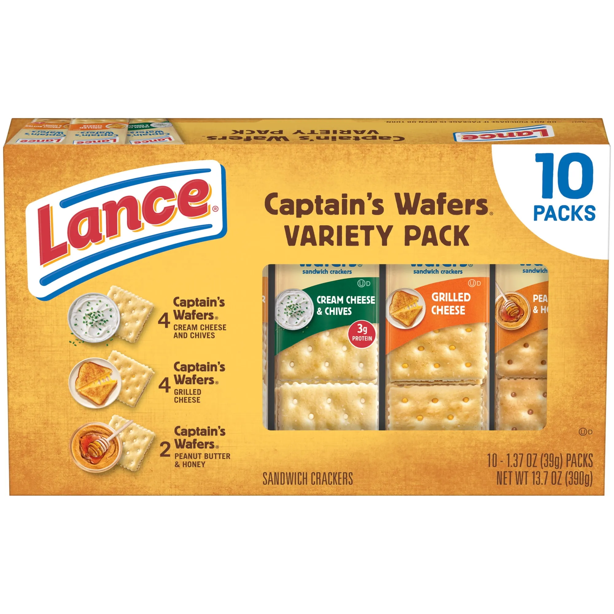 Lance Sandwich Crackers Captains Wafers Variety