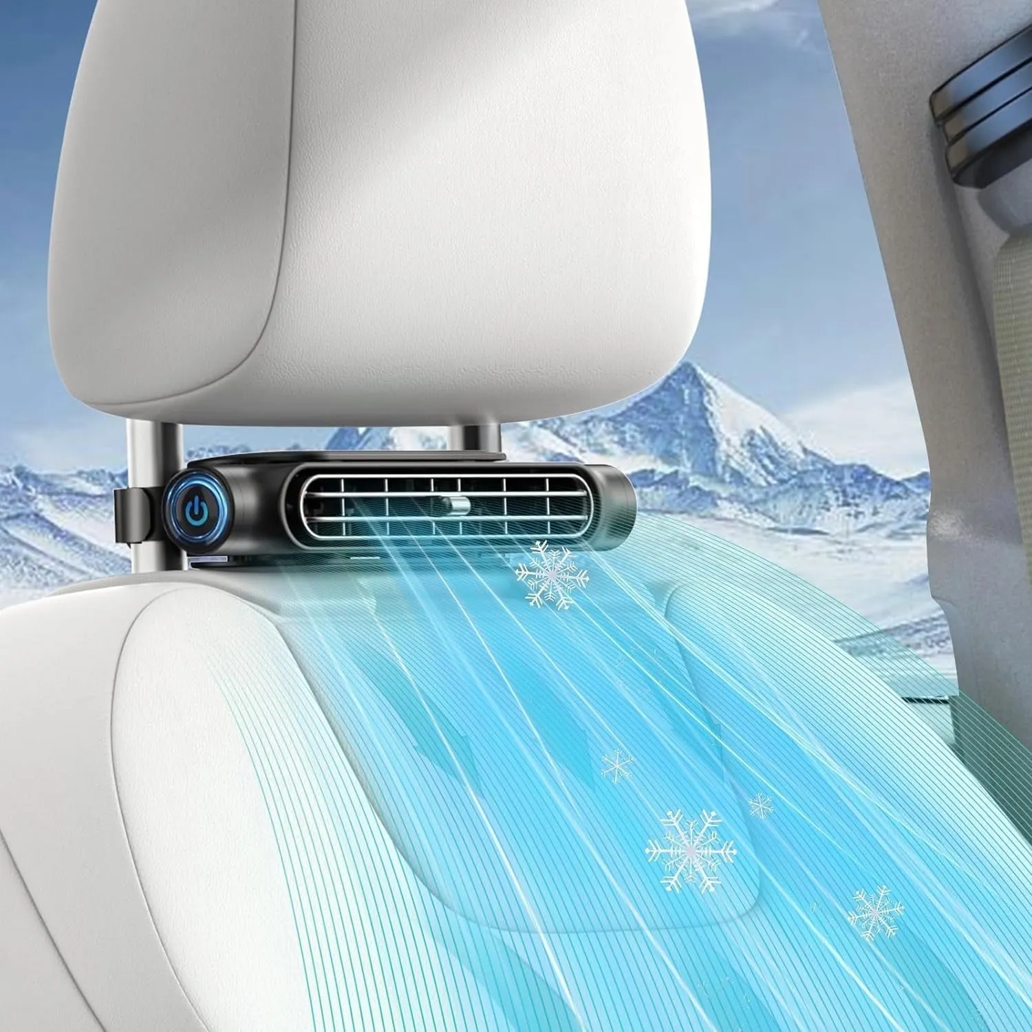 Wiher Car Seat Fan Car Fan Seat Cooling Fan