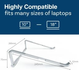 Mmobiel Foldable Laptop Stand Riser 1018 - Thumbnail 2