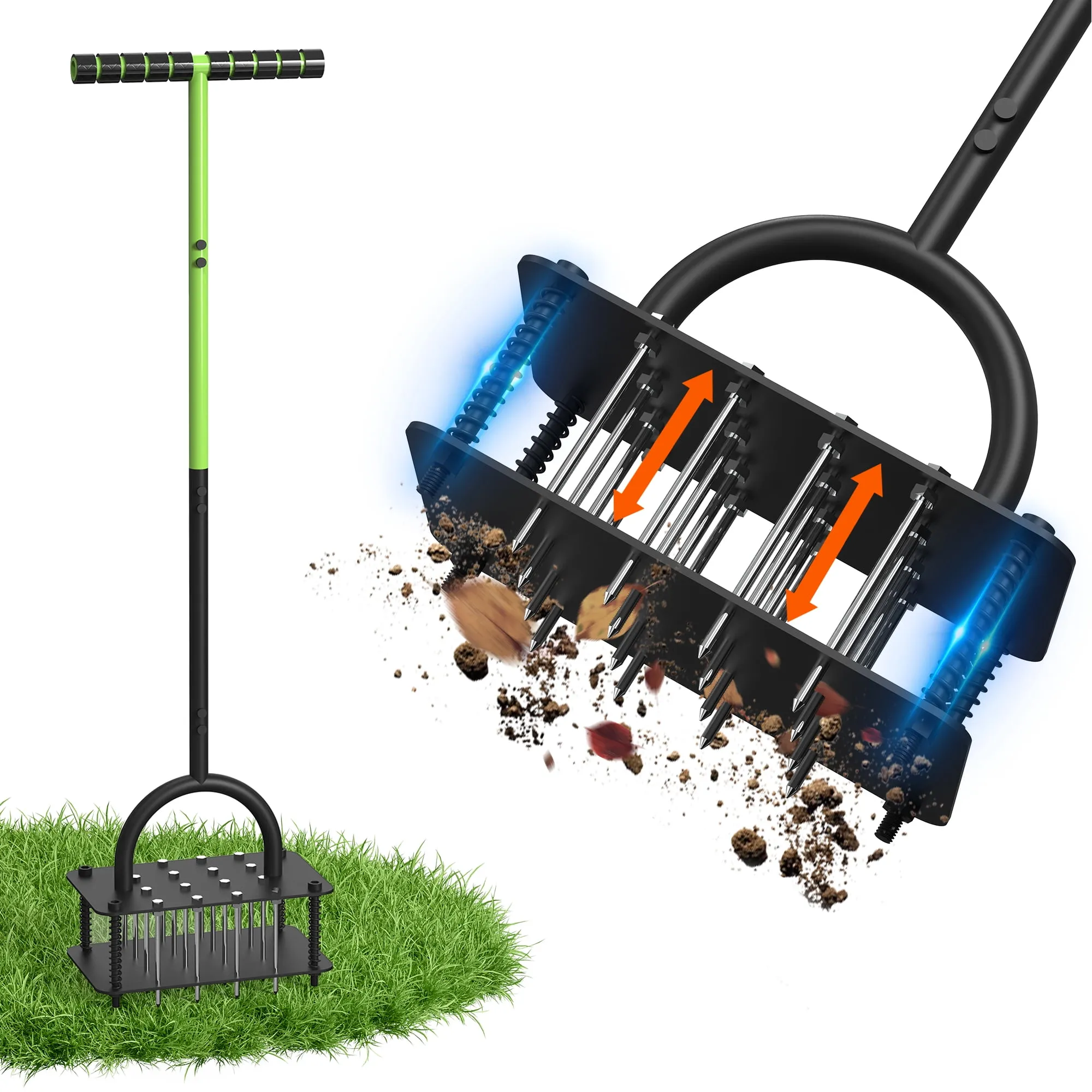 Steelite Lawn Aerator Toolgrass Aerator with 16