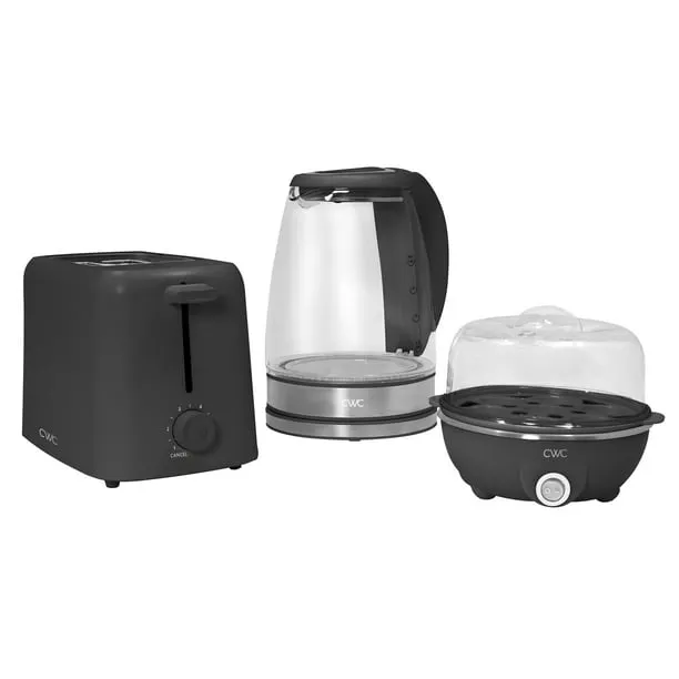 Cook with Color Compact Egg Boiler Glass Kettle