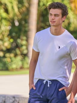 Us Polo Assn Men's Basic Short Sleeve Crew T Shirt - Thumbnail 4