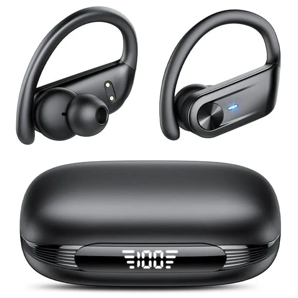 Wireless Earbuds Bluetooth Headphone, Bluetooth 5.4 Earbud, 80Hrs Playtime with LED Charging Case, 4 ENC Noise Cancellin