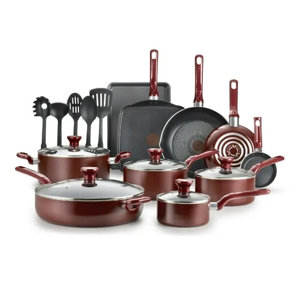 T Fal Easy Care 20 Piece Non Stick Pots and Pans