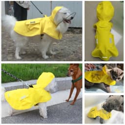 Waterproof Dog Raincoat Adjustable Reflective - Thumbnail 7