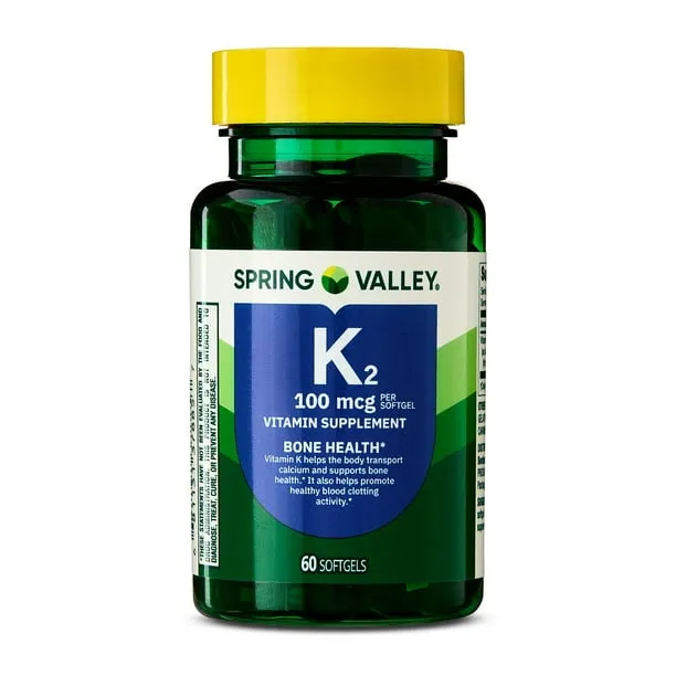 Spring Valley Vitamin K2 Supplement Soft Gel