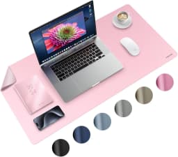 Miroddi Desk Pad Protector Office Pu Leather Mouse - Thumbnail 1
