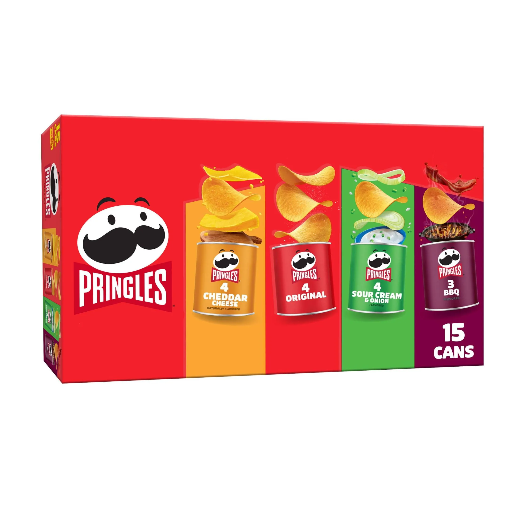 Pringles Variety Pack Potato Crisps Chips Lunch