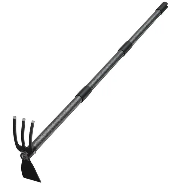 YeYeBest Hoe Garden Tool, 31'' Garden Hoe Long Handle for Weeding, Hoe Cultivator 2 in 1 Hand Garden Tools for Gardening