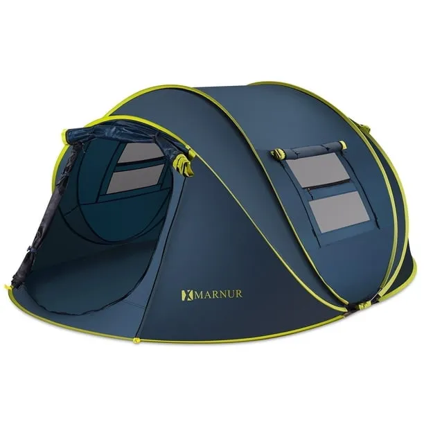 Marnur Instant Tent 4 Person Camp Tent Auto Setup