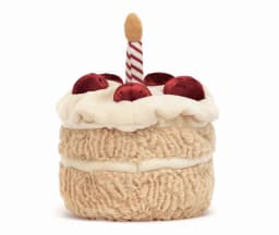 Jellycat Amuseables Birthday Cake Stuffed Toy Six - Thumbnail 2