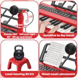 Linxuxie Keyboard Piano Toys for Kids 37 Keys - Thumbnail 2