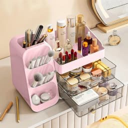 Baodeli Makeup Organizer with Brush Holder for - Thumbnail 3
