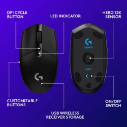 Logitech G305 Lightspeed Wireless Gaming Mouse - Thumbnail 6