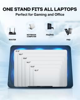 Atzeste Laptop Cooling Pad for Laptops Laptop - Thumbnail 7