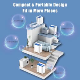 Auertech Portable Washer 28LBS Twin Tub Compact - Thumbnail 6