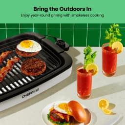 Chefman 6 Serving Electric Indoor Grill W - Thumbnail 3
