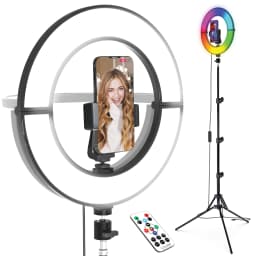 Bower 12 Foldable Ring Light with Adjustable Stand - Thumbnail 1