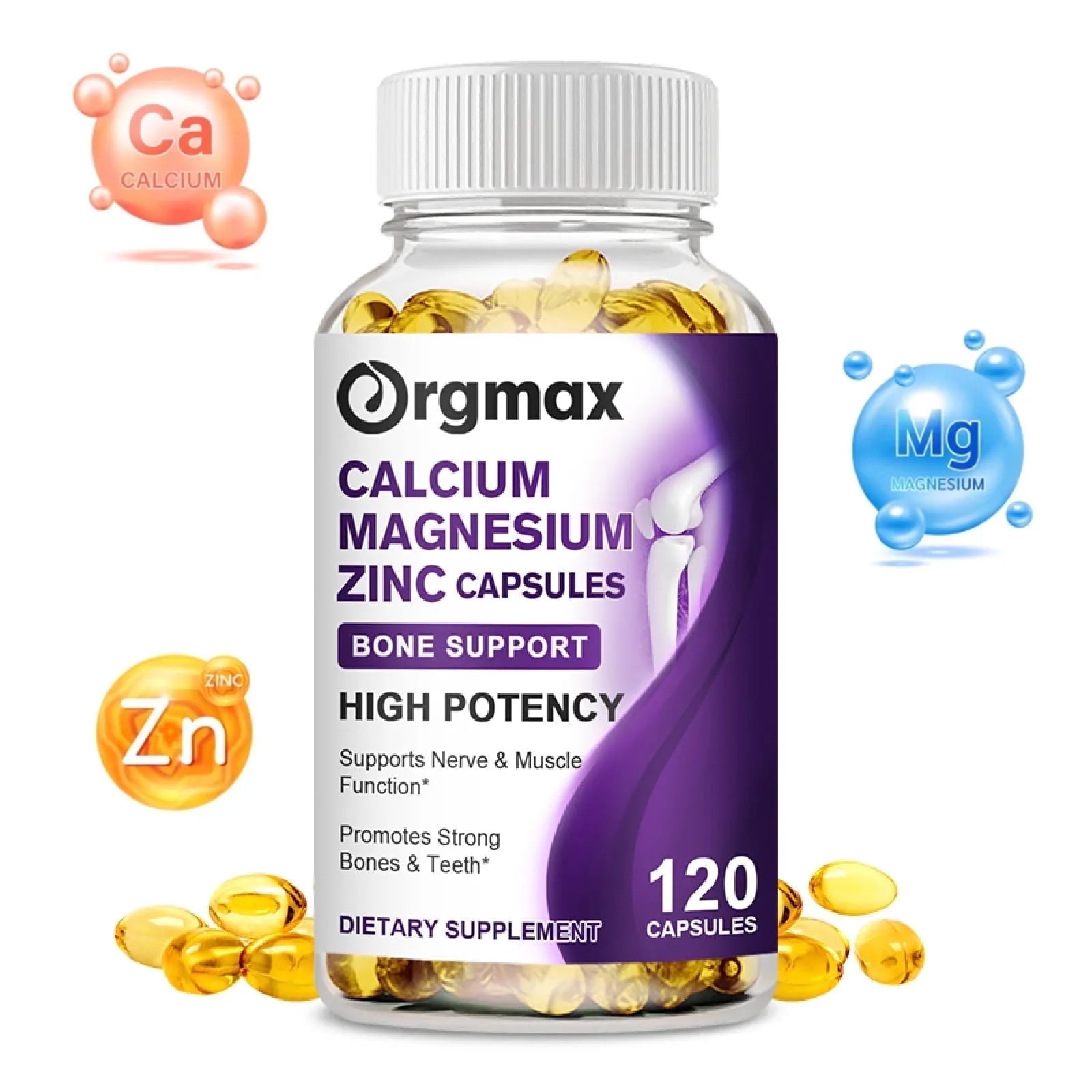 Orgmax Calcium Magnesium Zinc Capsules