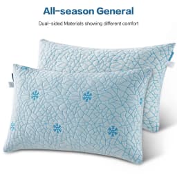 Emonia Cooling Memory Foam Queen Pillows Set of - Thumbnail 3
