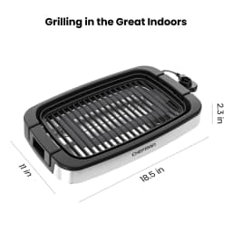 Chefman 6 Serving Electric Indoor Grill W - Thumbnail 7