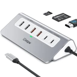 USB C Hub 10GBPS 9 in 1 USB 32 Hub with 4K60HZ - Thumbnail 1