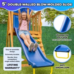 Sportspower Addison Wooden Swing Set with Heavy - Thumbnail 4