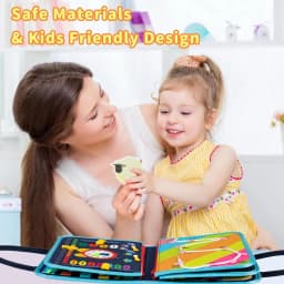 COWIN Busy Board Montessori Toys for Toddler Boy - Thumbnail 2