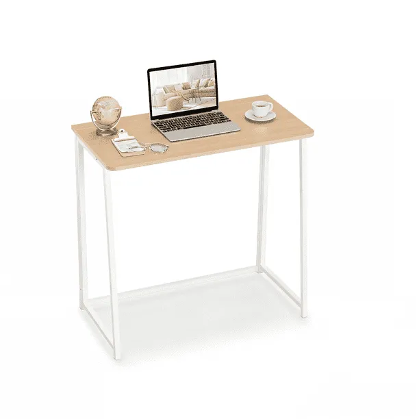CONCETTA Lightweight Folding Desk 31.5", Space Saving Workstation, Portable Computer Table for Small Home Office & RV, E