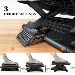 Adjustable Under Desk Footrestergonomic Foot Stool - Thumbnail 2