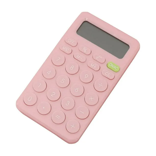 Clear! Back to School Scientific Calculator Simples Cute Computer Student Dedicated Portable Calculator Office D