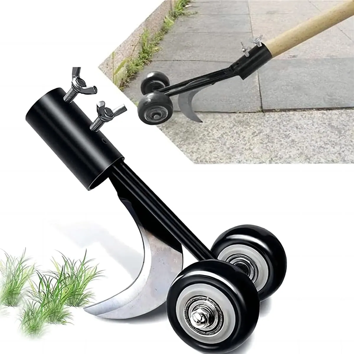 Cosgrinch Weed Control Tool, Adjustable Weed Control Cleaning Tool for Cleaning Weeds in Garden Yards