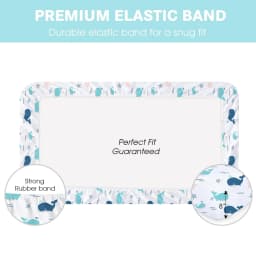 Little Grape Land Crib Sheets for Baby Boys 4 Pack - Thumbnail 6